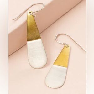 Noonday Metallic Teardrop Earrings